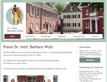 Tablet Screenshot of praxis-wuest.com